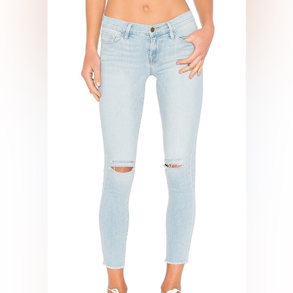 Frame Le Skinny De Jeanne Crop Mid Rise Jeans Sale Frame